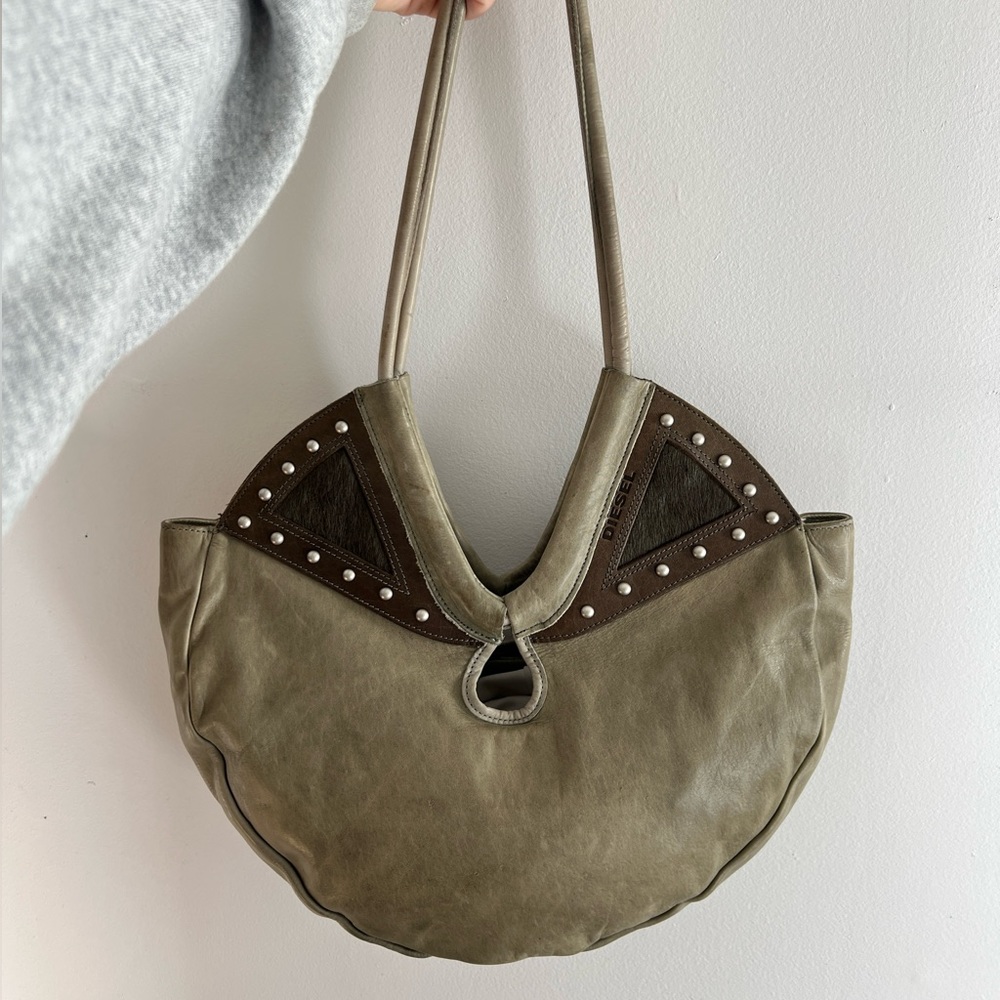 Vintage DIESEL Leather Hobo Bag